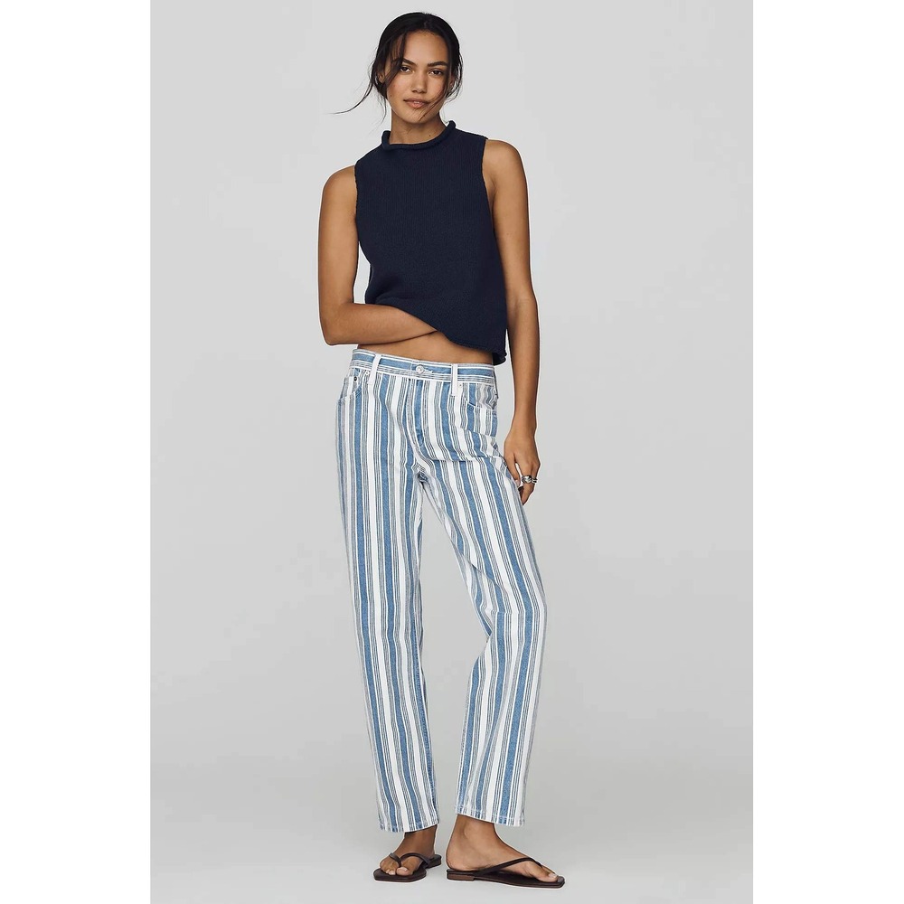 Citizens of Humanity Anissa Straight Leg Mar Stripe Jeans 2227-1248PR Size 27